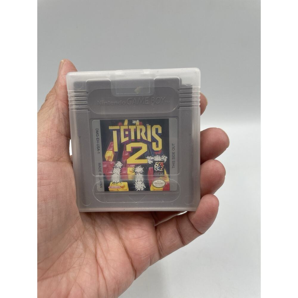 Tetris 2 Nintendo Game Boy Original With Protective Case - Authentic & Tested